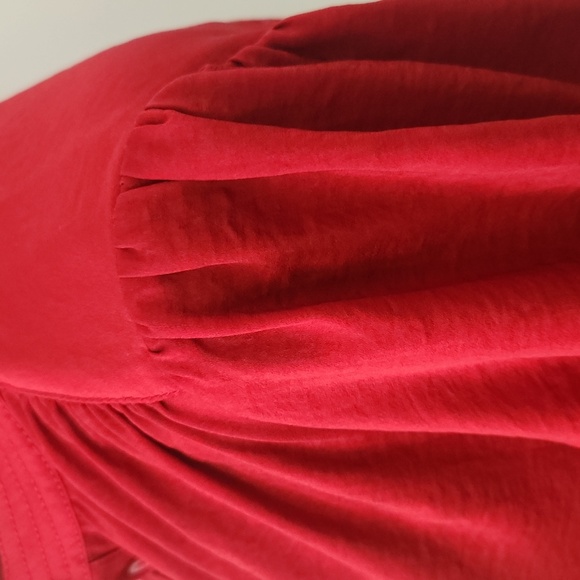 Banana Republic Red Silk Blouse Size S - Picture 13 of 13